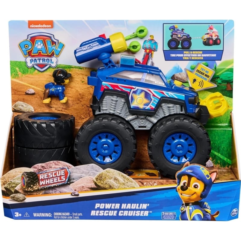 Spin Master Spin Master Spin Master Paw Patrol Chase Deluxe Καταδιωκτικό Διάσωσης, Φορτηγό Παιχνίδι Με Εκτοξευτή (6070096)