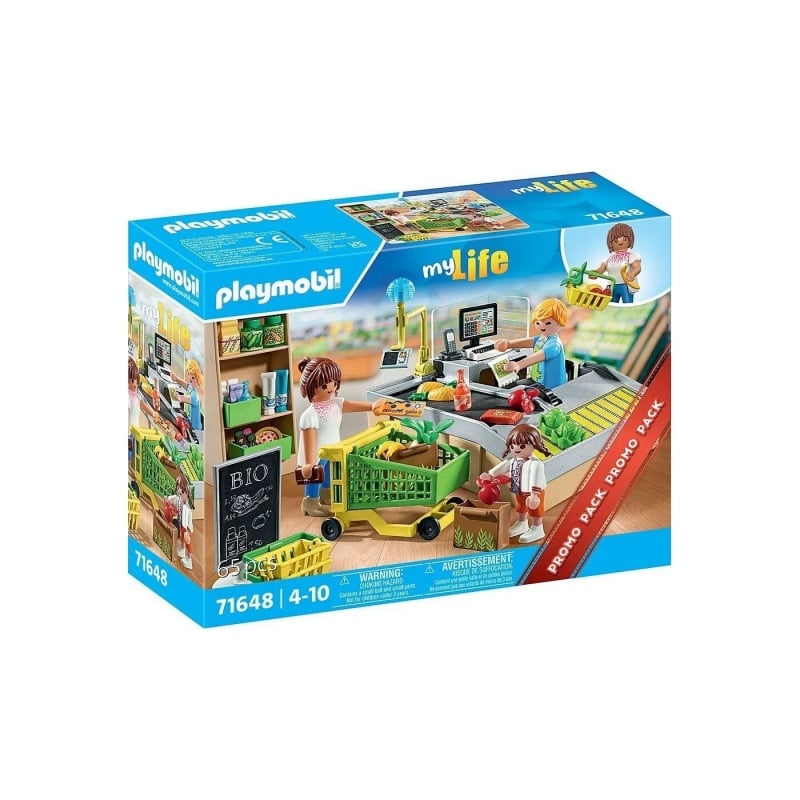 Playmobil Playmobil My Life Ταμείο Βιολογικού Καταστήματος (71648)