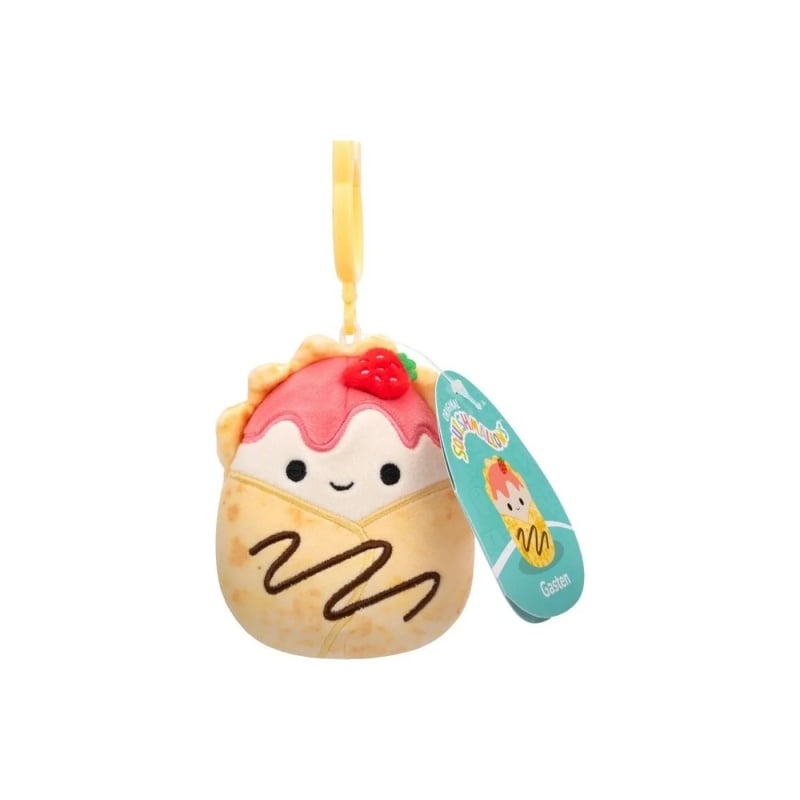 Squishmallows Squishmallows Λούτρινα Μπρελόκ 9Cm Gasten The Strawberry Crepe (JWSQ0336-3)