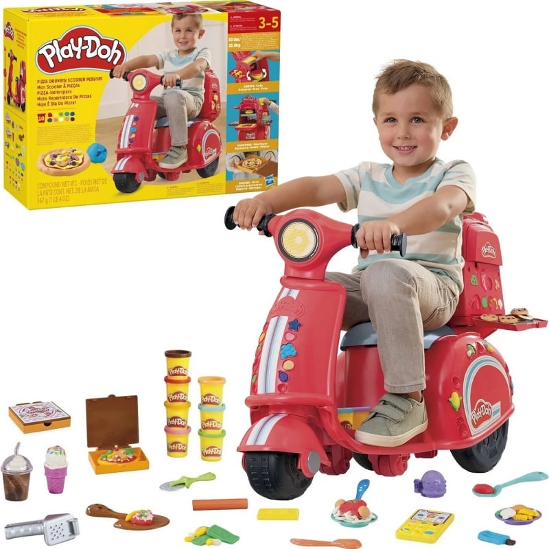 Play-doh Pizza Delivery Scooter Playset (F8803) φωτογραφία