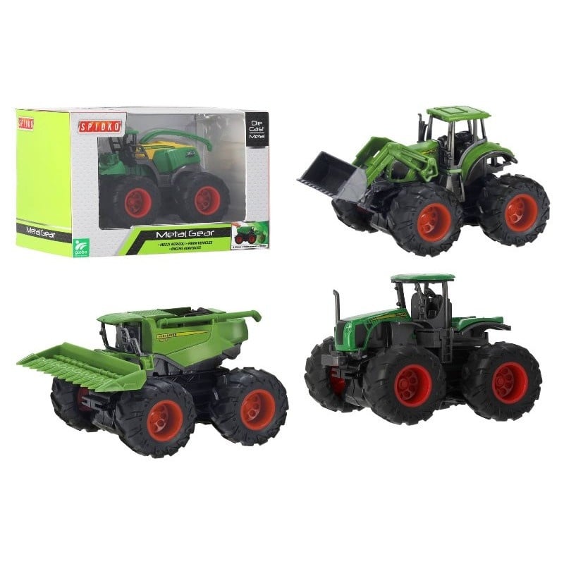 Globo Φρίξιον Die Cast Τρακτέρ 4 Σχέδια - 1 τμχ (8014966422808)