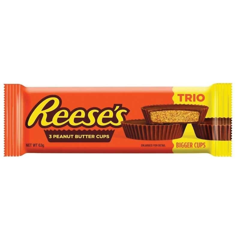 Reese's Reese's Trio 3 Bigger Peanut Butter Cups 63gr (0002759)