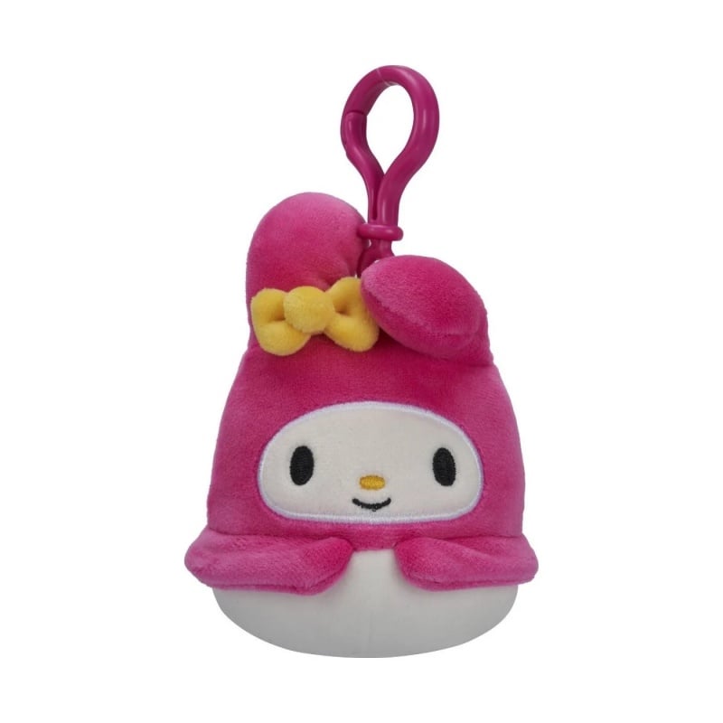 Squishmallows Squishmallows Sanrio Λούτρινα Μπρελόκ 9Cm Clip-On My Melody (JWSQ0269-2)