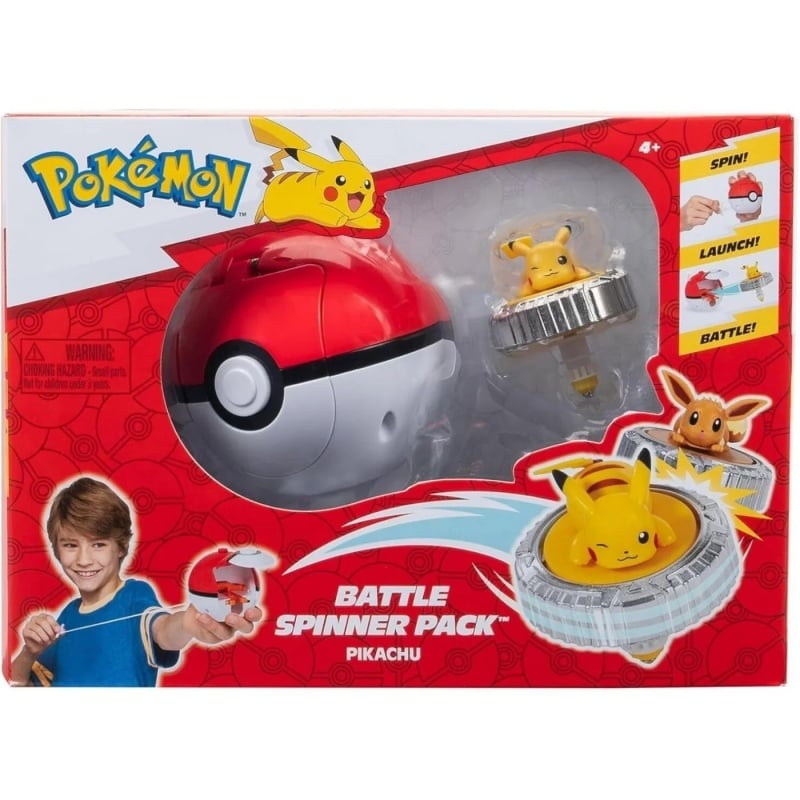 Pokemon Pokemon Battle Spinner Με Φιγούρα 4 Σχέδια - 1 τμχ (JW004397)