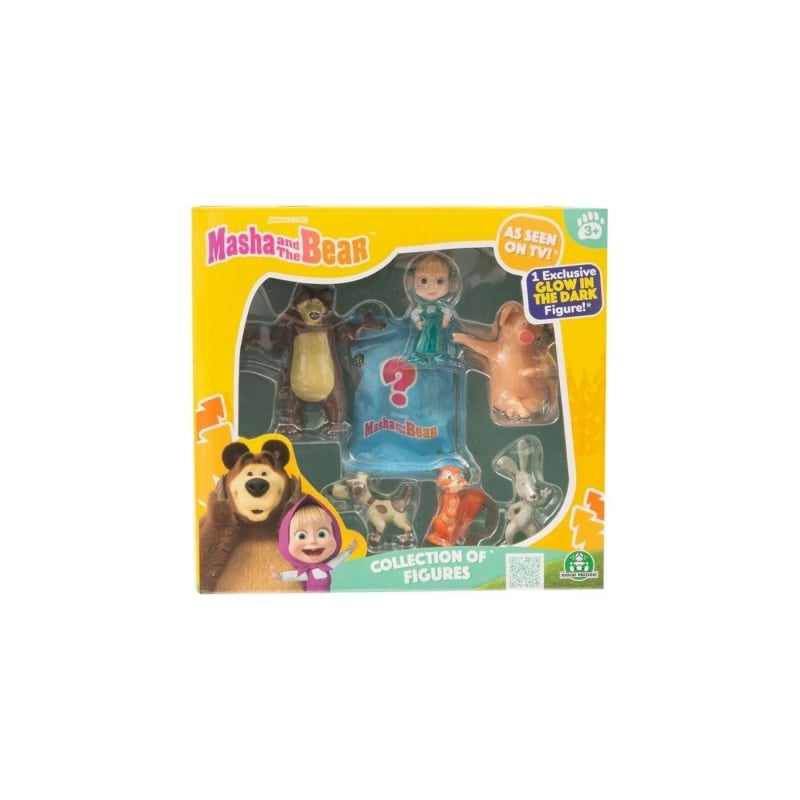 Giochi Preziosi Η Μάσα Και Ο Αρκούδος Σετ 7 Φιγούρες S2 (MHA31000)