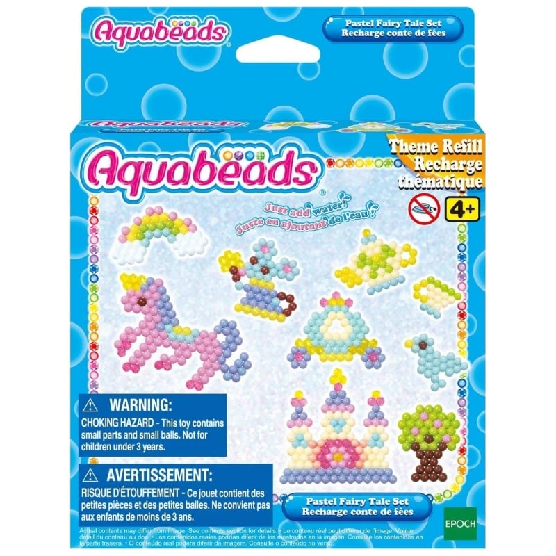 Aquabeads Aquabeads Pastel Fairy Tale Set Συμπληρωματικά Σετ Με Χάντρες Σε Παστέλ Χρώματα (31506)