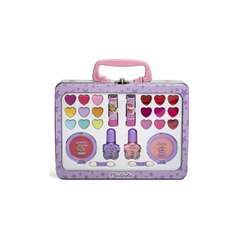Martinelia My Best Friends Complete Beauty Case Μεταλλική Βαλίτσα Μακιγιάζ (LM-12038)