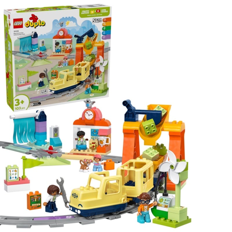 Lego Lego Duplo Διαδραστικό Κοινοτικό Τρένο (10428)