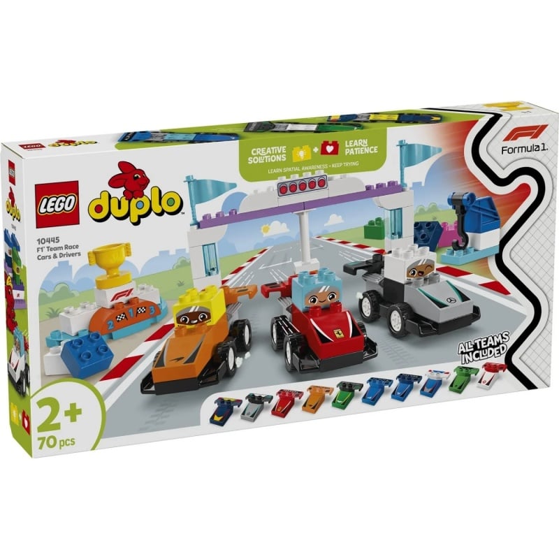 Lego Lego Duplo Αγωνιστικά Αυτοκίνητα Και Οδηγοί Ομάδας F1® (10445)