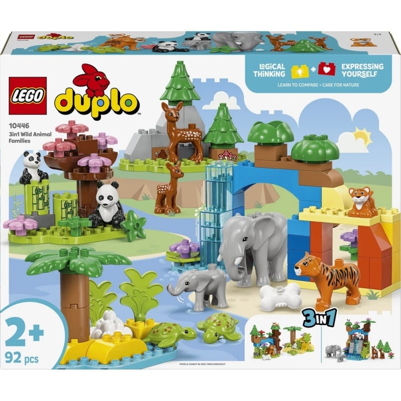 Lego Lego Duplo 3-Σε-1 Οικογένειες Άγριων Ζώων (10446)