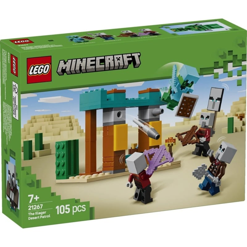 Lego Lego Minecraft Η Περιπολία Των Ωρικών Στην Έρημο (21267)