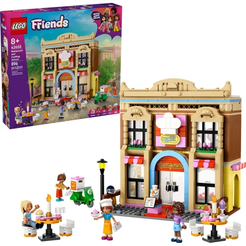 Lego Lego Friends Εστιατόριο Και Σχολή Μαγειρικής (42655)