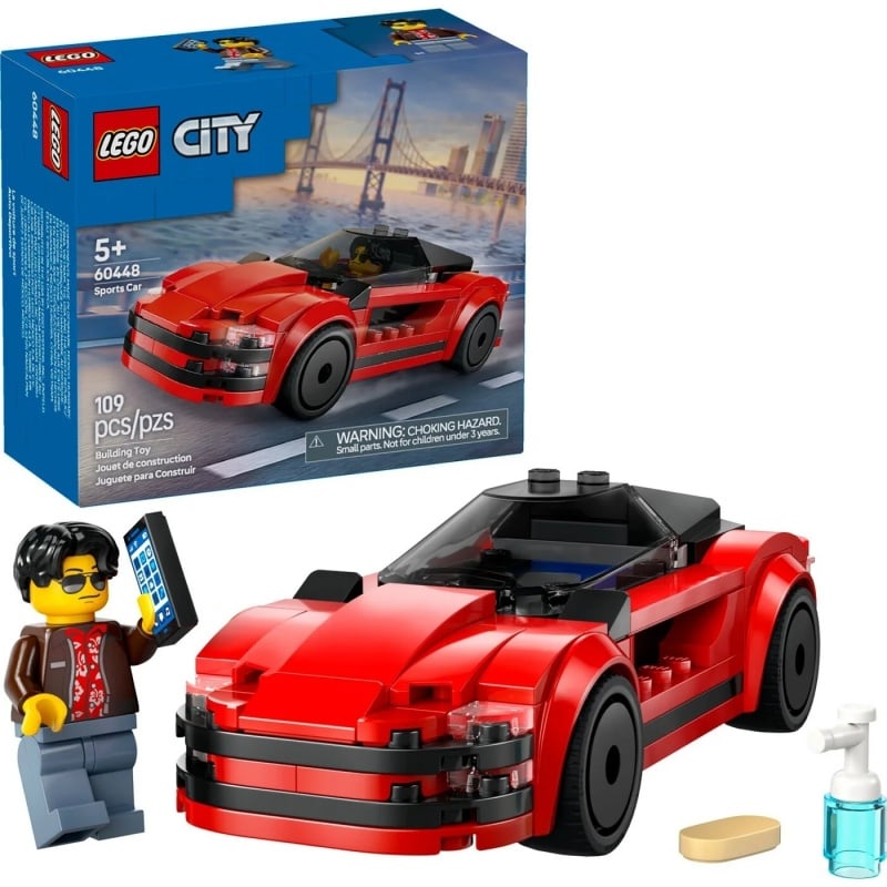 Lego Lego City Κόκκινο Σπορ Αυτοκίνητο (60448)