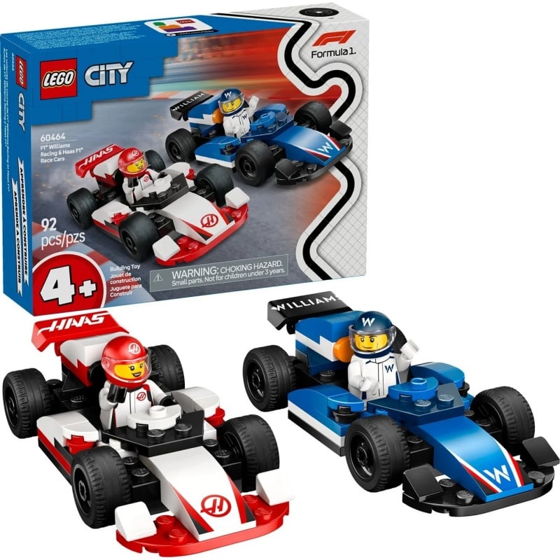 Lego Lego City Αγωνιστικά Αυτοκίνητα F1® Williams Racing & Haas (60464)