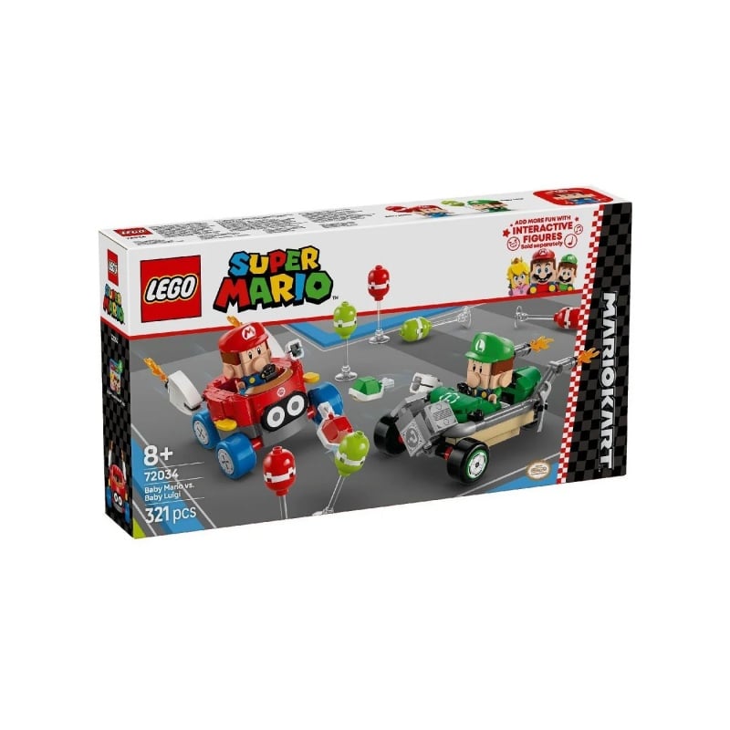 Lego Lego Super Mario Kart ™ – Baby Mario Vs. Baby Luigi (72034)