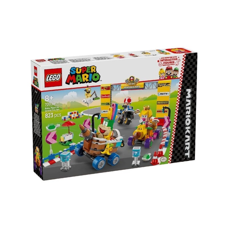 Lego Lego Super Mario Kart™ – Baby Peach & Σετ Γκραν Πρι (72036)