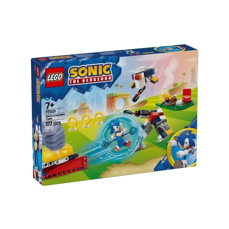 Lego Lego Sonic The Hedgehog Η Σύγκρουση Του Στην Υπαίθρια Φωτιά (77001)
