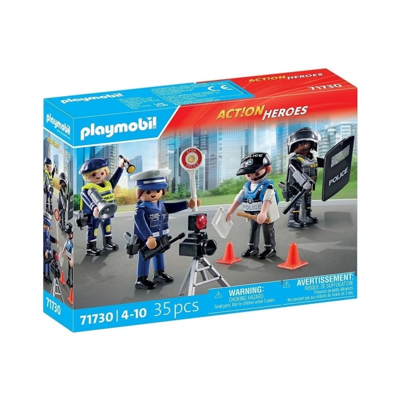 Playmobil Playmobil Action Heroes Σετ Φιγούρες Αστυνομίας (71730)