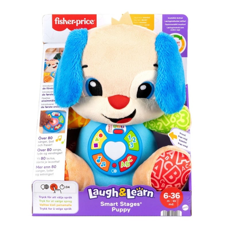 Fisher Price Fisher Price Νέο Εκπαιδευτικό Σκυλάκι Smart Stages (JFD25)