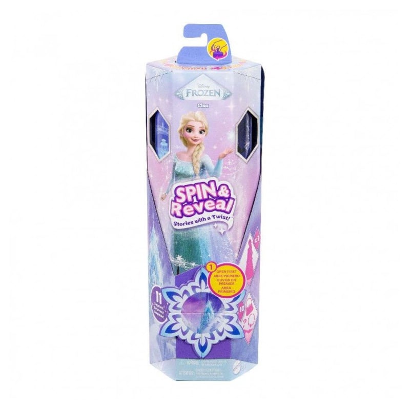 Mattel Disney Frozen Spin & Reveal Κούκλα Έλσα Wave 2 (JBG59)