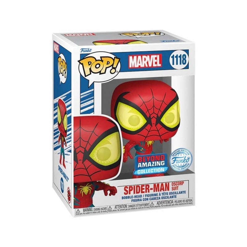Funko Funko Pop! Marvel: Spiderman Oscorp Suit 1118 9Cm (FK66626)