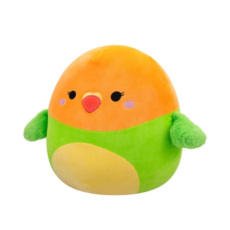 Squishmallows Squishmallows Λούτρινα 19Cm W7A Plath Green and Orange Lovebird (JWSQ4065-F-4)