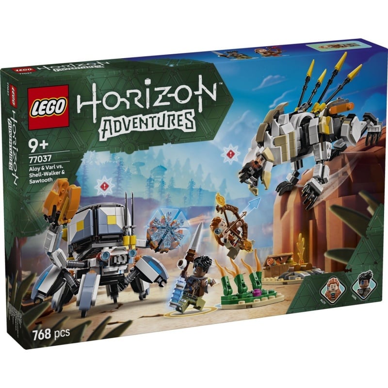 Lego Lego Horizon Adventures Aloy Και Varl Εναντίον Shell-Walker Sawtooth (77037)