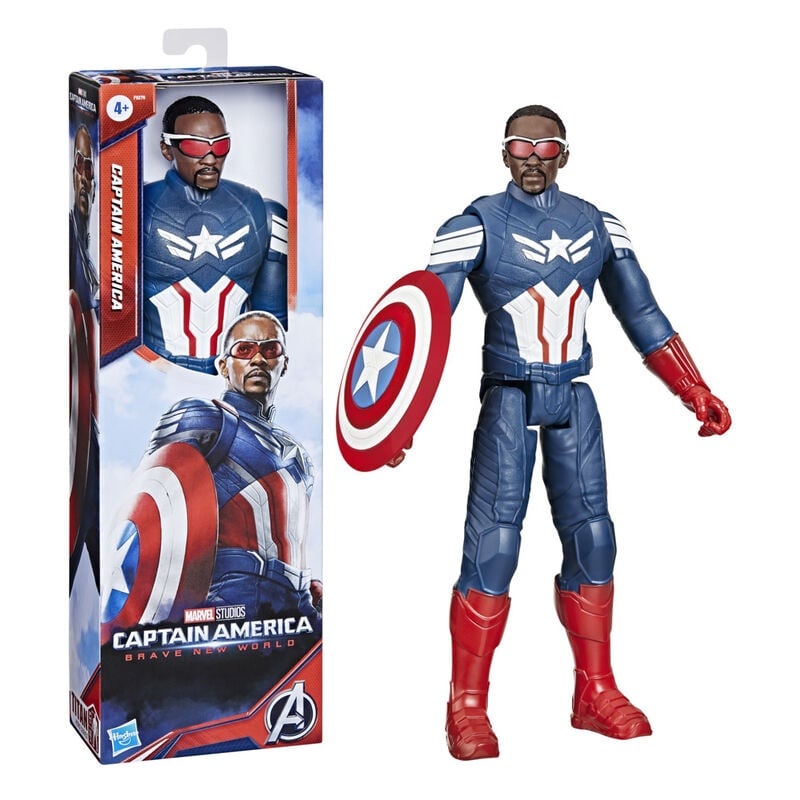 Hasbro Marvel Captain America: Brave New World - Titan Heroes Sam Wilson Action Figure (F9276)
