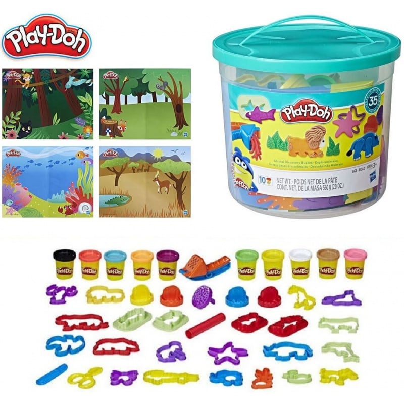 Play-Doh Play-Doh: Animal Discovery Bucket (Excl.F) (E2388)