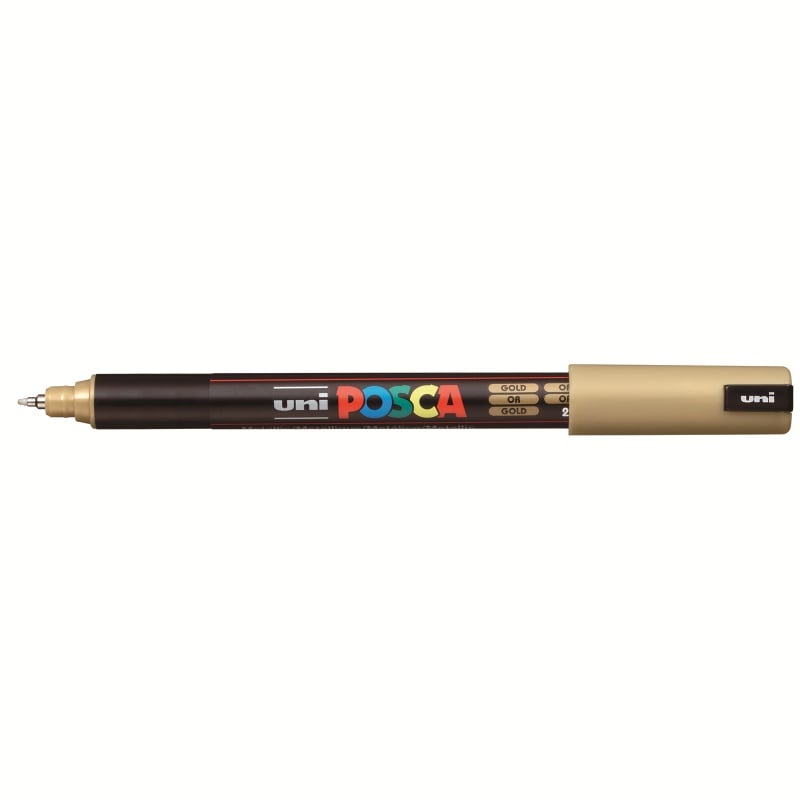 Posca Posca Μαρκαδόρος Χρυσό 0.7mm (PC-1MR-Χρυσό)