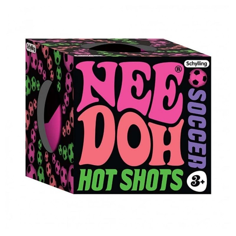 Gama Brands NeeDoh Μπαλάκι Hot Shots Αντιστρές Μπαλάκι Ποδοσφαίρου 3 Σχέδια - 1 τμχ (15750904)
