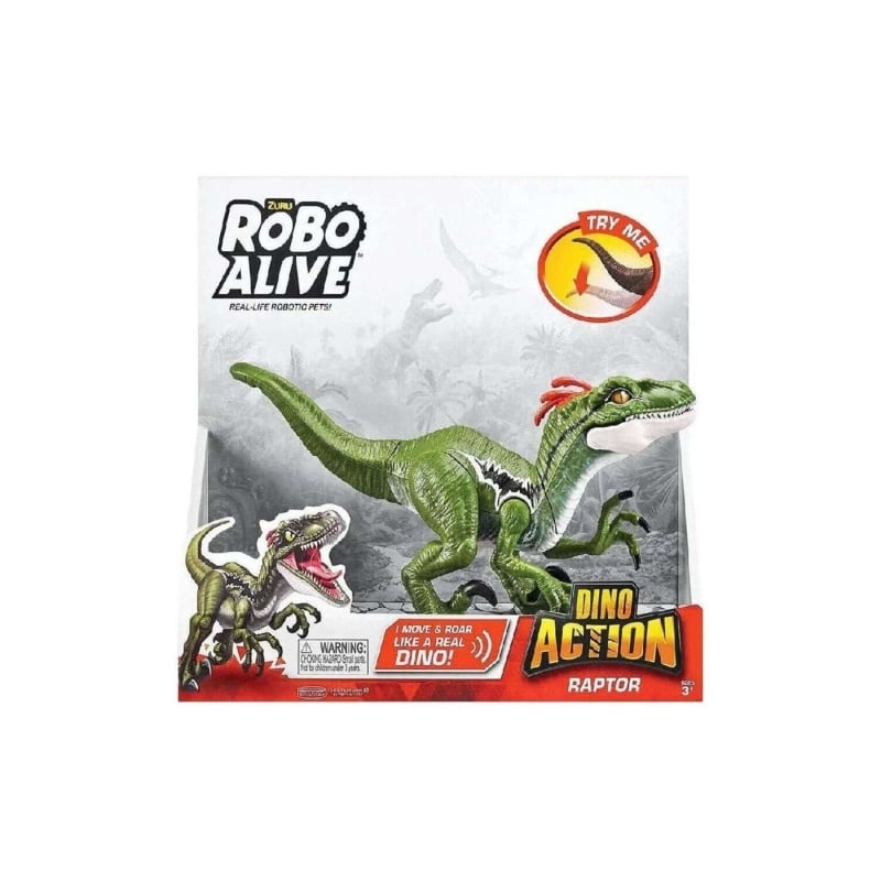 Zuru Zuru Robo Alive Dino Action Ρομποτικός Ράπτορας S12 (11807172)
