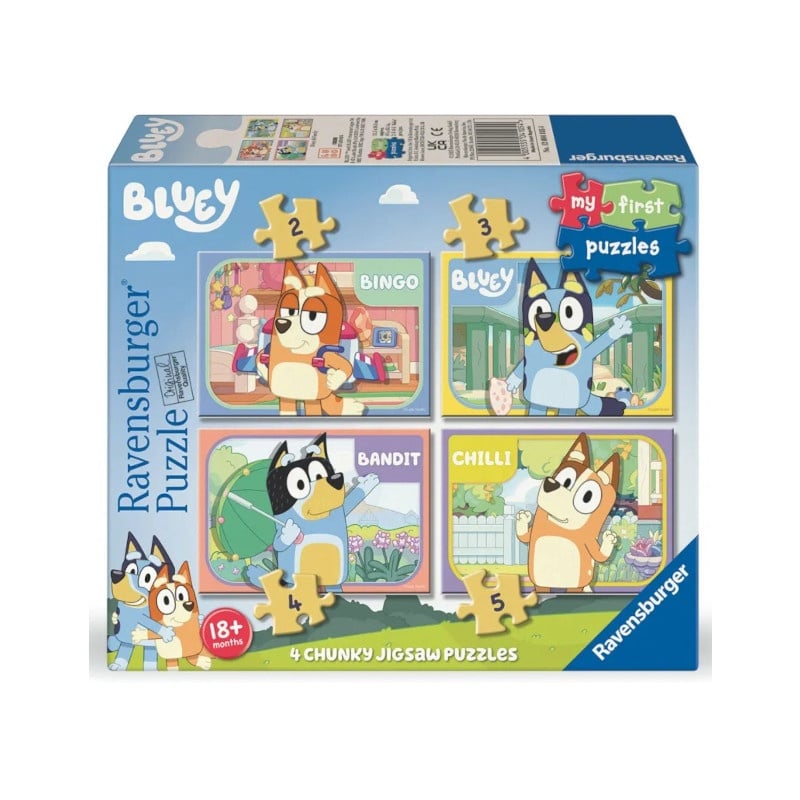 Ravensburger Παζλ Τα Πρώτα Μου Παζλ 2/3/5 Τεμ. Bluey (12004105)