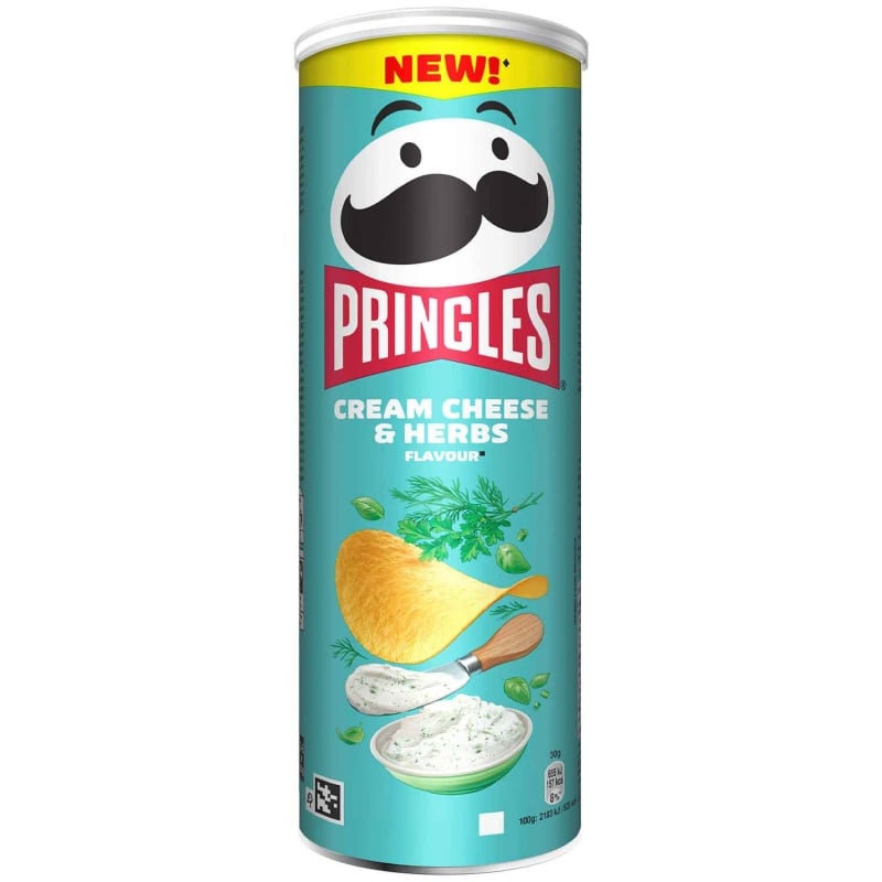 Pringles Pringles Cream Cheese & Herbs 165gr (4773)
