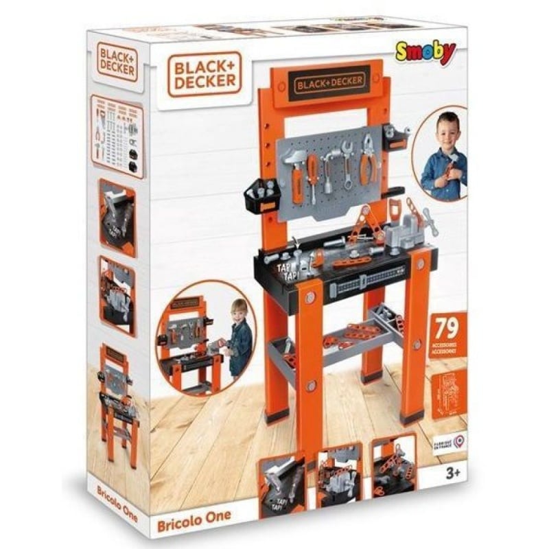 Smoby Smoby Εργαλεία Black and Decker Πάγκος Εργασίας Bricolo One Workbench (7600360732)