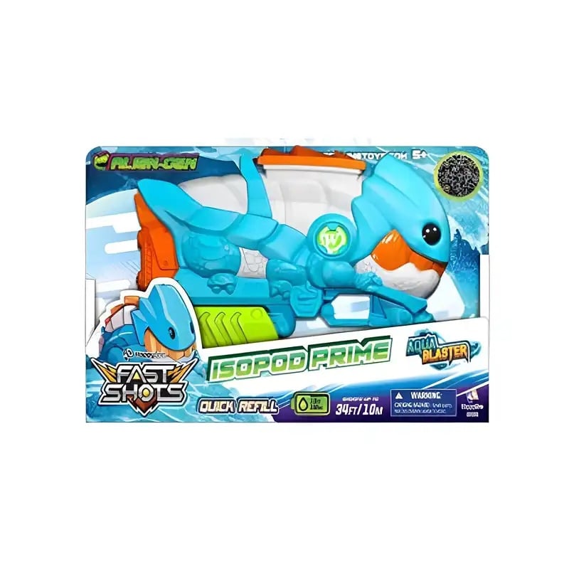 Just Toys Νεροπίστολο Fast Shot Water Blaster Alien Gen Isopod Prime Up To 10m With Tank 560ml (580301)