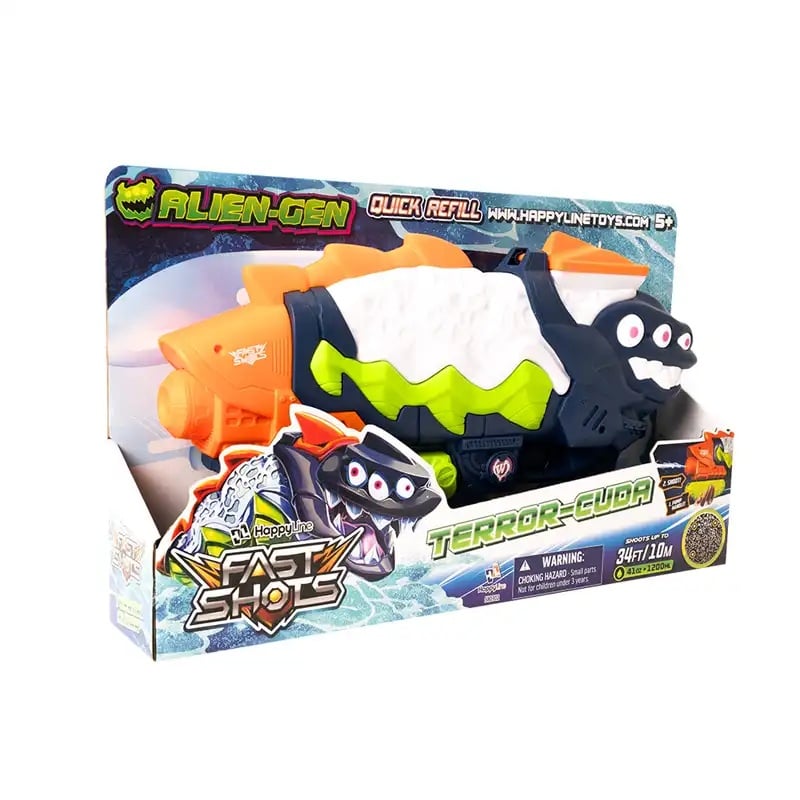 Just Toys Νεροπίστολο Fast Shot Water Blaster Alien Gen Terror Up To 10m With Tank 1200ml (580302)