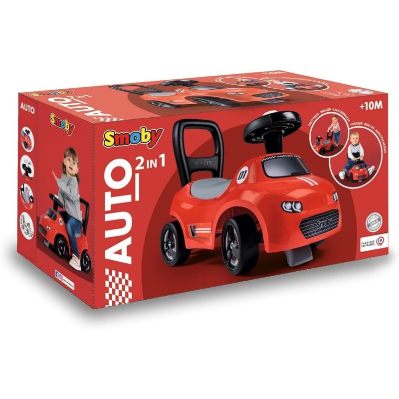 Smoby Προποδήλατο Auto Ride-On Κόκκινο Smoby (7600720541)