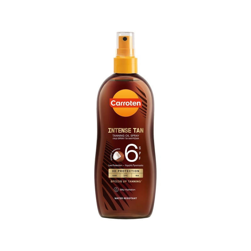 Carroten Carroten Intense Tanning Oil Αντηλιακό Λάδι Spray με Άρωμα Καρύδας SPF6 200ml (8571051962)