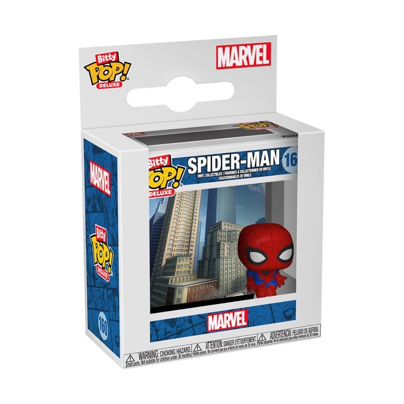 Funko Funko Pop! Bitty Deluxe: Marvel Spiderman (Cityscape) 160 Vinyl Figure (81302)
