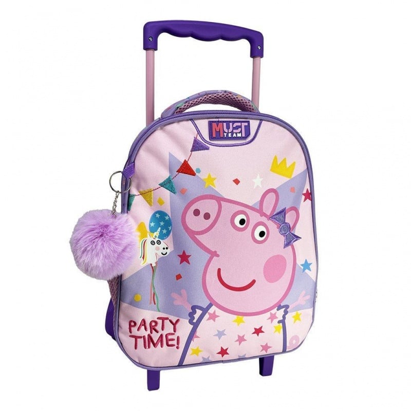 Must Τσάντα Τρόλεϊ Νηπίου Με 2 Θήκες Peppa Pig Celebrate With Peppa Must Team (000482838)