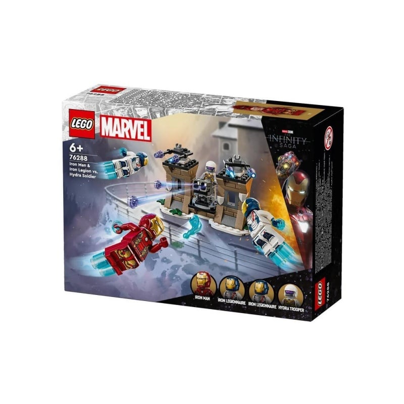 Lego Lego Marvel Iron Man & Iron Legion Εναντίον Hydra Soldier (76288)