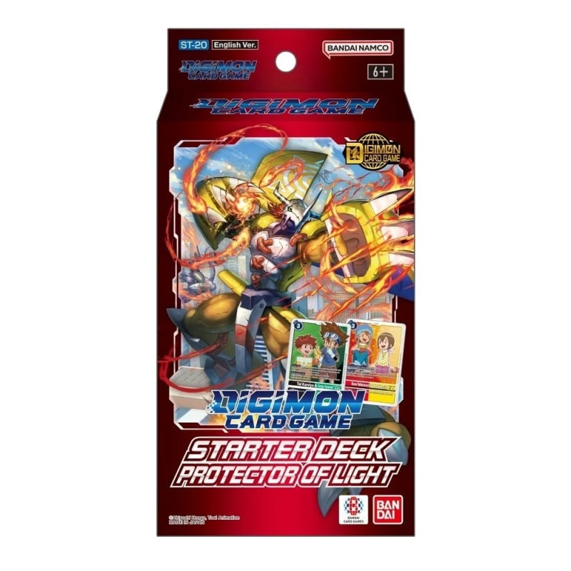 Bandai Digimon Card Game: Protector of Light ST-20 Starter Deck (8 Packs) - En (2780469)