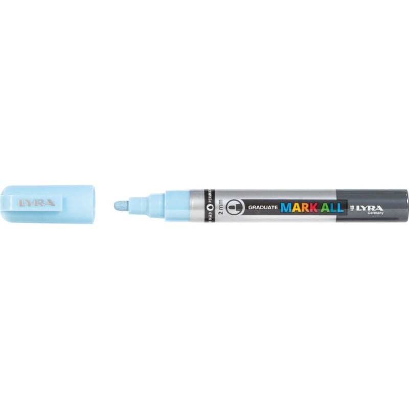 Lyra Μαρκαδόροι Lyra Graduate Mark All 2Mm - Ice Blue (006820045)