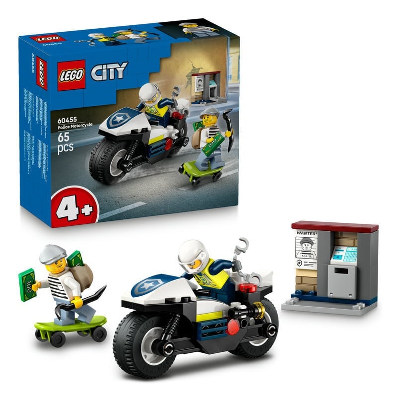 Lego Lego City Police Motorcycle Chase (60455)