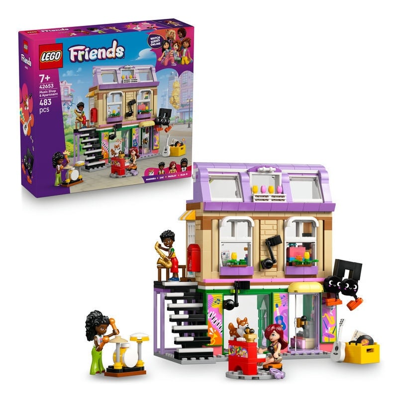 Lego Lego Friends Μουσικό Κατάστημα & Διαμέρισμα (42653)