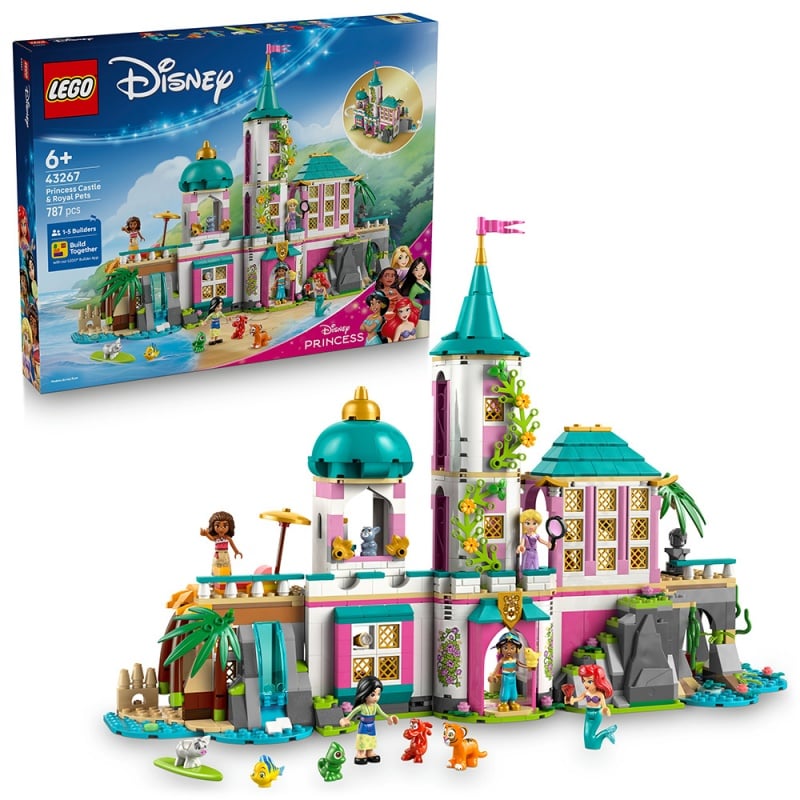 Lego Lego Disney Κάστρο Πριγκιπισσών & Βασιλικά Κατοικίδια (43267)
