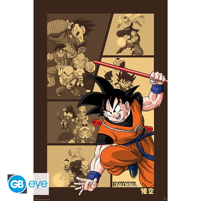 Abysse Corp Αφίσα Dragon Ball Poster Maxi 91.5x61 - Goku Retro (GBYDCO717)