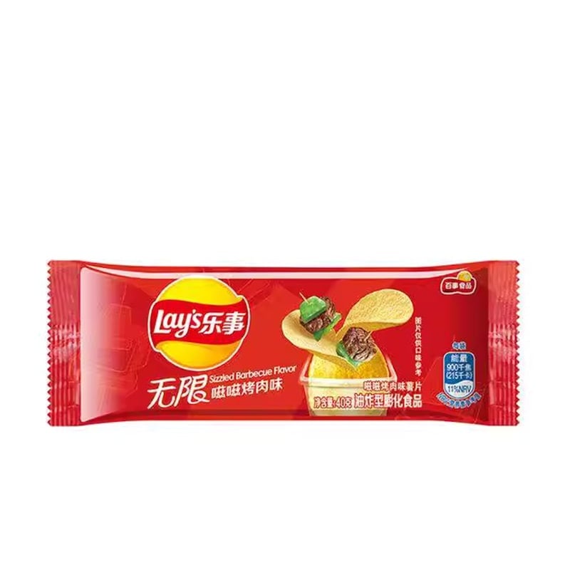 Lay's Lays Chips In Tray BBQ 40gr (26-0610)