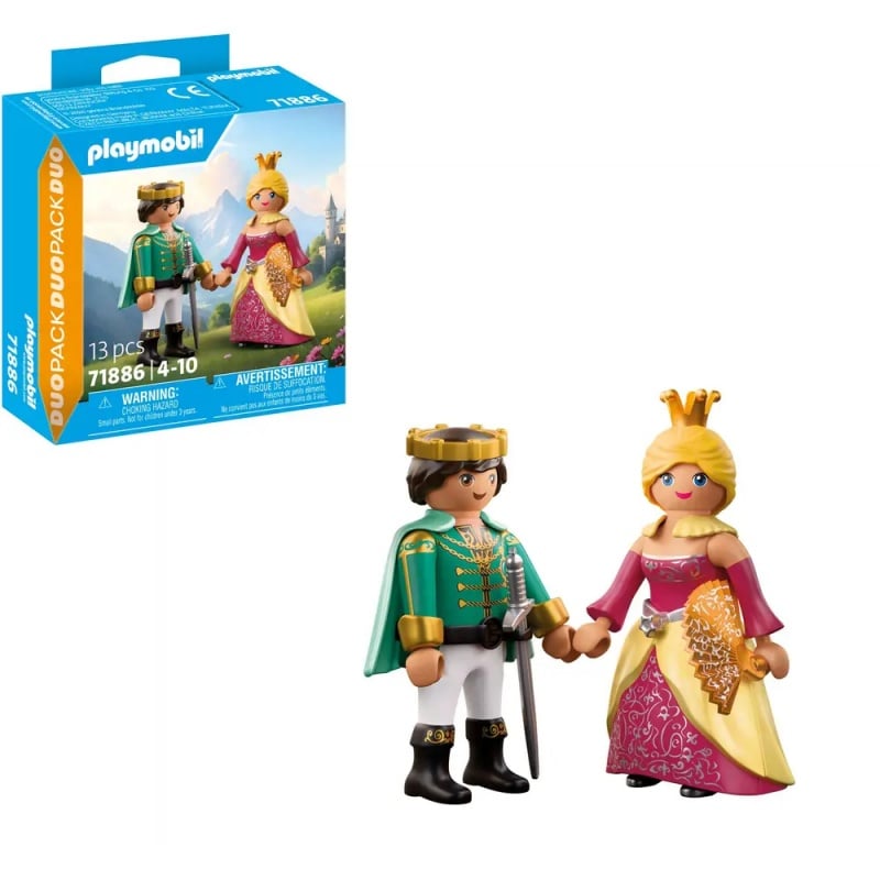 Playmobil Playmobil Duo Pack Βασιλιάς Και Βασίλισσα (71886)